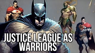 Justice League as Warriors | Justice League #justiceleague