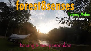 Campsite baru,forest8senses, SUNGAI SELAMAT dan BILEK AIR DIREKA untuk kanak | facilities,video view