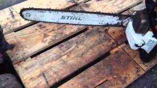 Stihl. MS362 chain saw