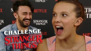 STRANGER THINGS CHALLENGE con MILLIE BOBBY BROWN y NOAH SCHNAPP (ft. Antón Lofer)