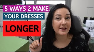 5 Ways to Make a Dress Longer - Easy Sewing DIY