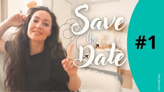 Como hacer un SAVE THE DATE para una BODA | PASO A PASO 🩷🩷🩷🩷