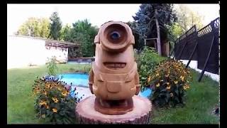 Minion Stuart by Chainsaw Carvings Schnaitmann _ Kettensägenkunst Sven Schnaitmann