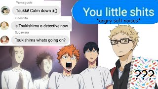 haikyuu texts - TSuKki'S diNosAuR nOtebOoK