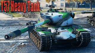 T57 Heavy Tank. Легчайшие 11К урона. Карта Париж.   WoT 1.8.0. 2К VIDEO.