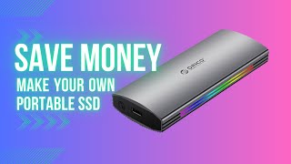 Make your own external SSD, Orico M.2 SSD Enclosure with RGB Review