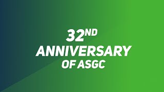 ASGC is celebrating 32 years of its establishment