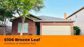 6106 Briscoe Leaf San Antonio, TX 78253 | Jonathan Ruiz | Top Real Estate Agent