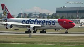 (4K) HEAT HAZE but bright plane Spotting at YVR - Vancouver, Canada