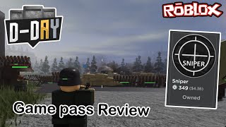 D-DAY *SNIPER GAMEPASS* REVIEW