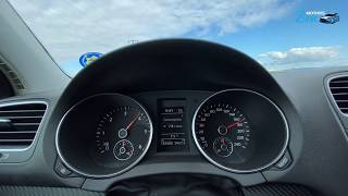 VW GOLF 6 2.0 TDI Acceleration & Sound