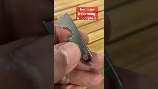 Gerber shard and titanium mini prybar with phillips screwdriver #diy #edctools #multitools #urbanedc