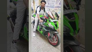 BMW 1250 ON ZX10R REACTION MARKET REACTION #SHORTS