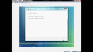 Installing Windows Vista build 5342.2