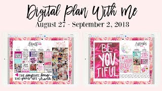 Digital Plan With Me: August 27 - September 2, 2018