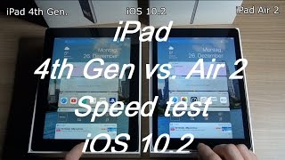 Apple iPad 4.th Gen. vs. Air 2 Vergleich Optik Abmaße Geschwindigkeit Leistung