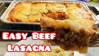 Easy Dinner it is A Beef Lasagna | Sasha's Homemade Cooking