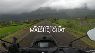 THE MALSHEJ GHAT RIDE IN MONSOON -  2022 | Suzuki Burgman Street | Solo Ride | VLOG 12