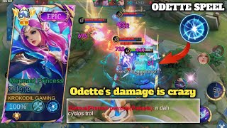 NEW META ODETTE SPEEL VENGEANCE MAKE THE ENEMY MENTALLY ATTACKED (Please try) top global odete