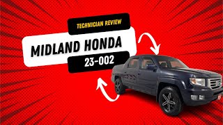 2012 Honda Ridgeline - Technician Review (23-002)