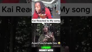 Kai reacted to my song….        #shorts