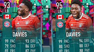 รีวิว 93/95 ALPHONSO DAVIES LEVEL UP🔋- FIFA 23 ULTIMATE TEAM