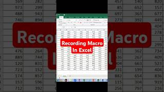 Recording macro in Excel #excelacademy #excelcourse #exceltips #exceltech #exceltricks