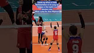 What a Sequence for Alas Pilipinas! Impressive Play from Faith, Jia and Sisi! | Volleyball #shorts