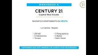 CENTURY 21 - Capital Real Estate - Apartamento en Venta -  La Cabrera  - Bogotá