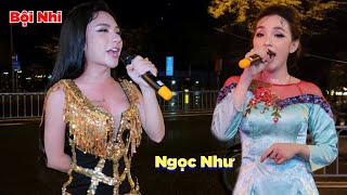 Bội Nhi Ngọc Như Hát Live Cực Hay Phố Đêm Quận 1 | Bội Nhi Vlog