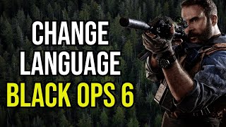 How to Change the Language in COD BO6 Black Ops 6, PS4, PS5, XBOX ONE SERIES S/X, playstation