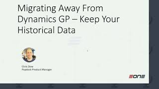 Migrating Away From Dynamics GP? - Keep Your Historical Data