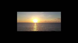 Anthem Of The Seas - Sunrise at sea Time lapse #sunrise #timelapse  #anthemoftheseas