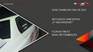 ADAC Saarland Rallye 2021, Mitsubishi Evo, Treitz / Rettenberger