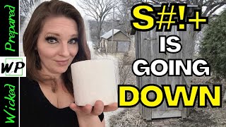 Grid Down SHTF Emergency Toilet Kit- Budget Dollar Tree Survival, Camping Toilet! Portable Bathroom