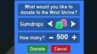 Donating *500 Gumdrops🍭* - IS IT WORTH IT?! - Bee Swarm Simulator