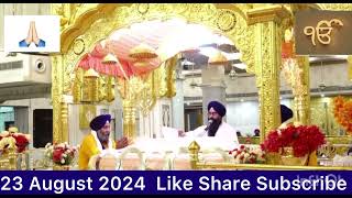 Hukamnama Sahib Today Morning from Gurudwara Bangla Sahib 23 August 2024