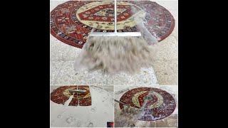 carpet cleaning satisfying تنظيف سجاد متسخ جدا (نظافة لاتصدق)مشاهدة مريحاااااااااااااة