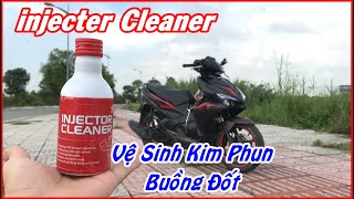 Sử Dụng INJECTER CLEANER HonDa  LÀM SẠCH Kim Phun Buồng Đốt Xe AIRBLADE