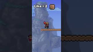 1 Like = 2 dirt #shorts #terraria