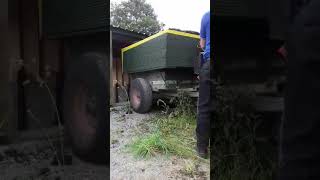 Atv turf electric winch  tipping trailer