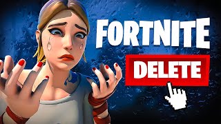 I Deleted My Skin On Fortnite...