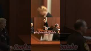 Amber Heard Acts Scared as Johnny Depp Gets Close in Court #shorts