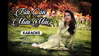 KARAOKE | Trời Còn Mưa Mãi - Kiều Trang | Beat Gốc