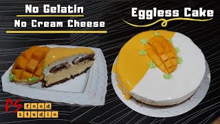 Mango Cold Cake | Chocolatto Frozen Dessert | No Bake Mango Cake with Mango Ganache | FS Food Studio