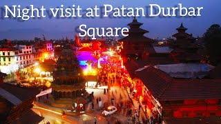 Night visit at Patan Durbar Square##