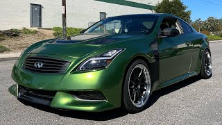 G37 CRAZY TRANSFORMATION, full color change, carbon fiber, coilovers & more! (Q60 AWD)