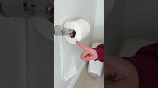 This is the right way to put toilet paper. #tutorial #Genius