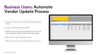 Automate Studio Demo: Vendor Master Data Change