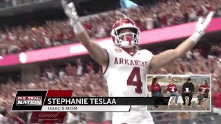 Sitting down with Isaac TeSlaa’s family ahead of Senior Day